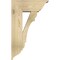 Ekena Millwork Olympic Traditional Rough Sawn Bracket w/ Offset Brace, Douglas Fir, 8"W x 20"D x 32"H BKT0806X20X32OLY01RDF - alternate 4